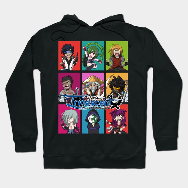 Iridescent Chibi Hoodie by BlazeManga